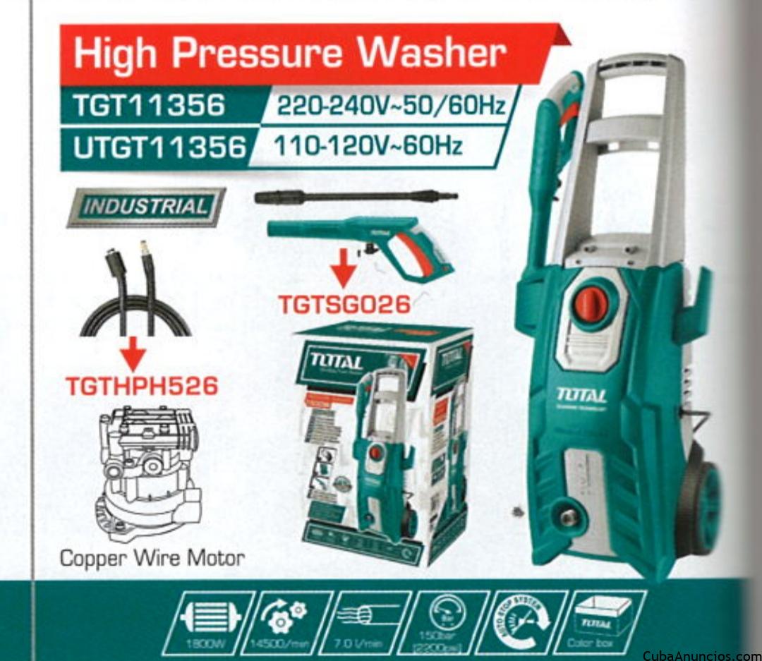 Fregadora alta presión TOTAL