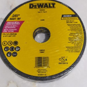 Disco corte DeWalt