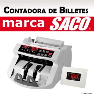 Contadora de billetes SACO