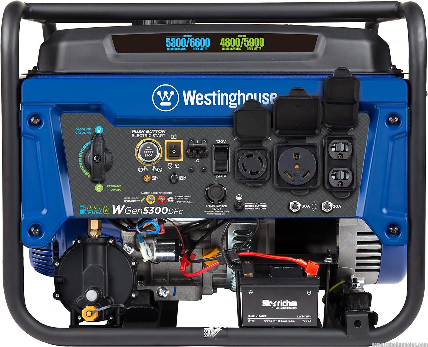 Generador Westinghouse 6600 vatios - Imagen 3