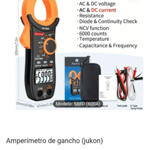 Amperímetro de gancho