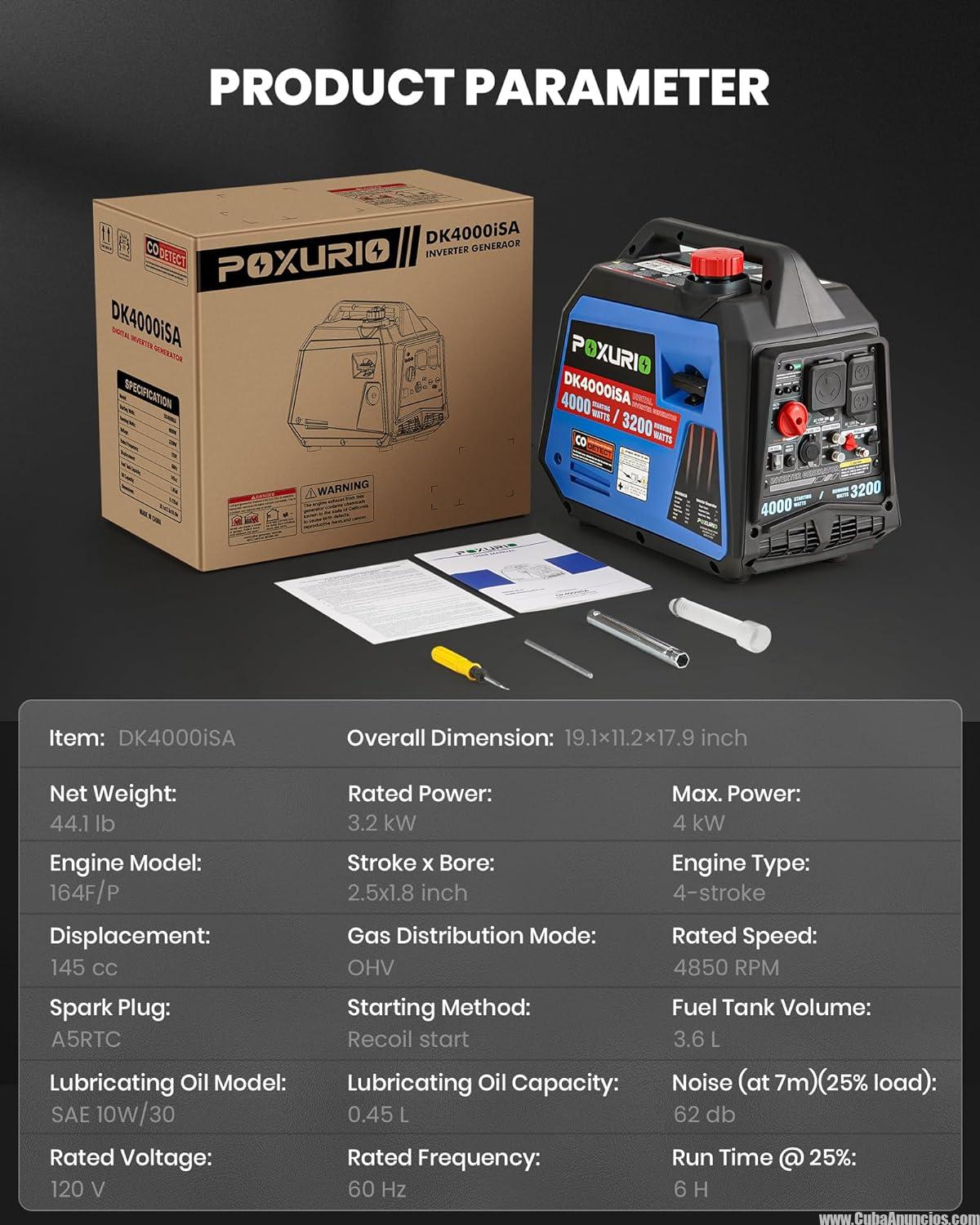 Generador de 4000 Vatios (45 Libras) - Imagen 6