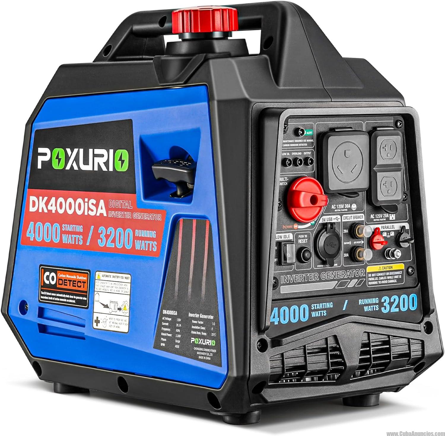 Generador de 4000 Vatios (45 Libras)