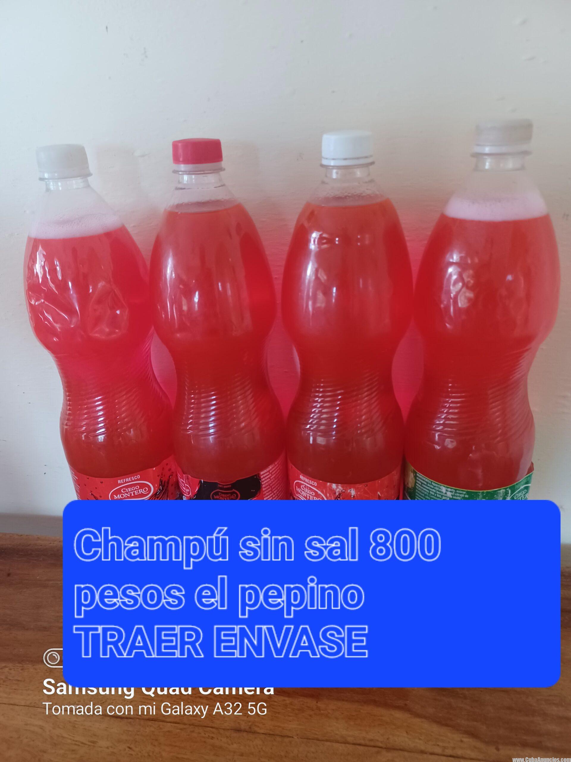 Champú sin sal