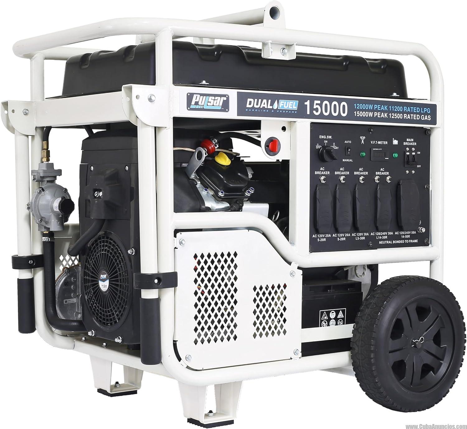 Generador de Doble Motor 15.000 Vatios