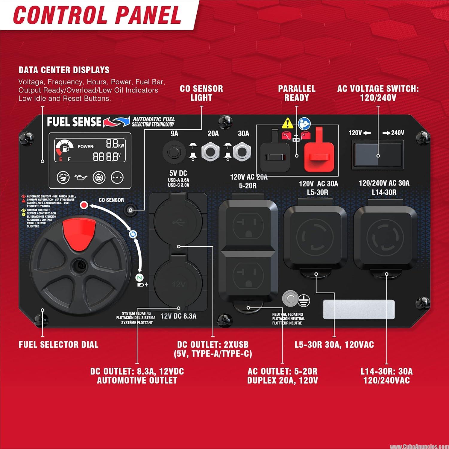Generador Inversor 7600 W - Imagen 5