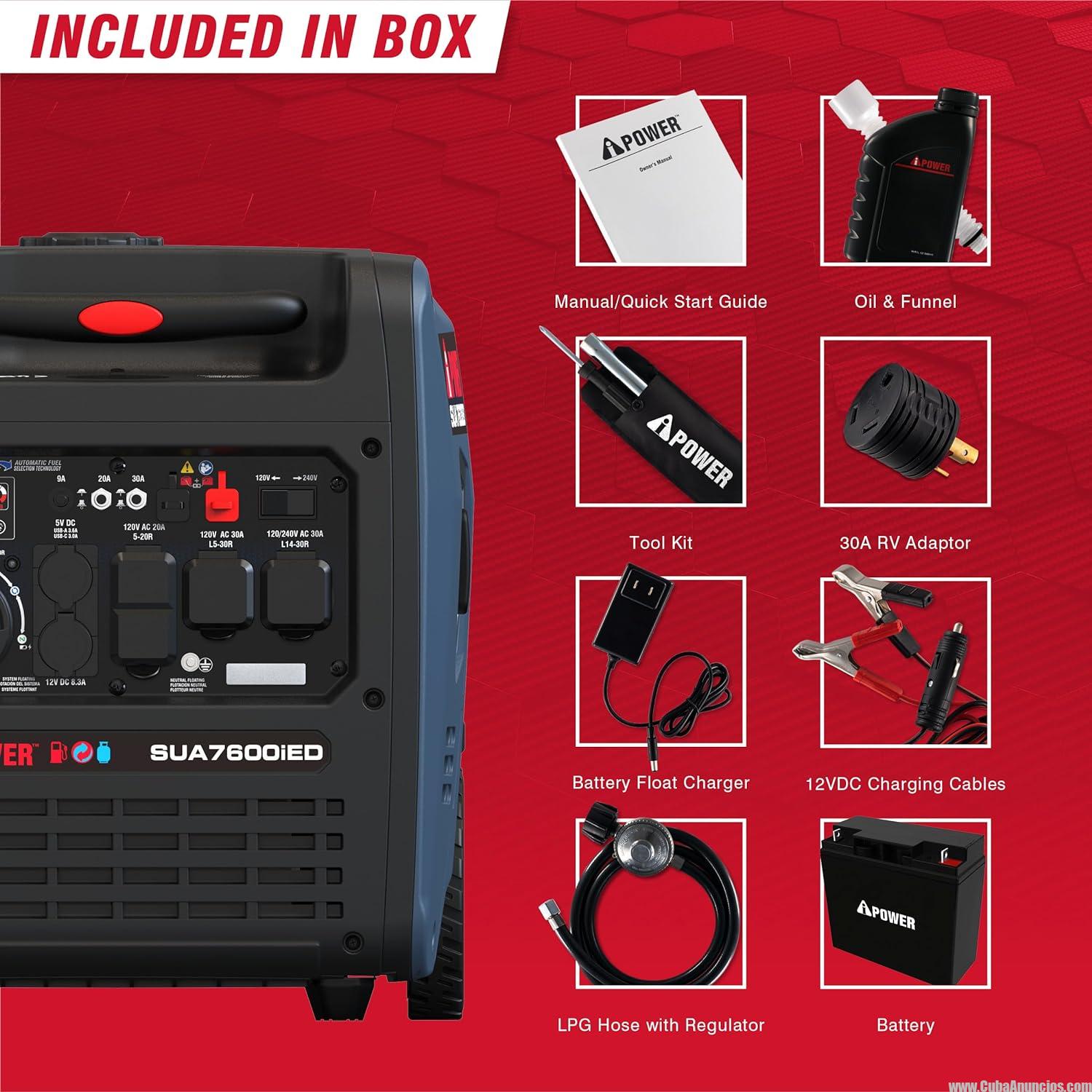 Generador Inversor 7600 W - Imagen 4
