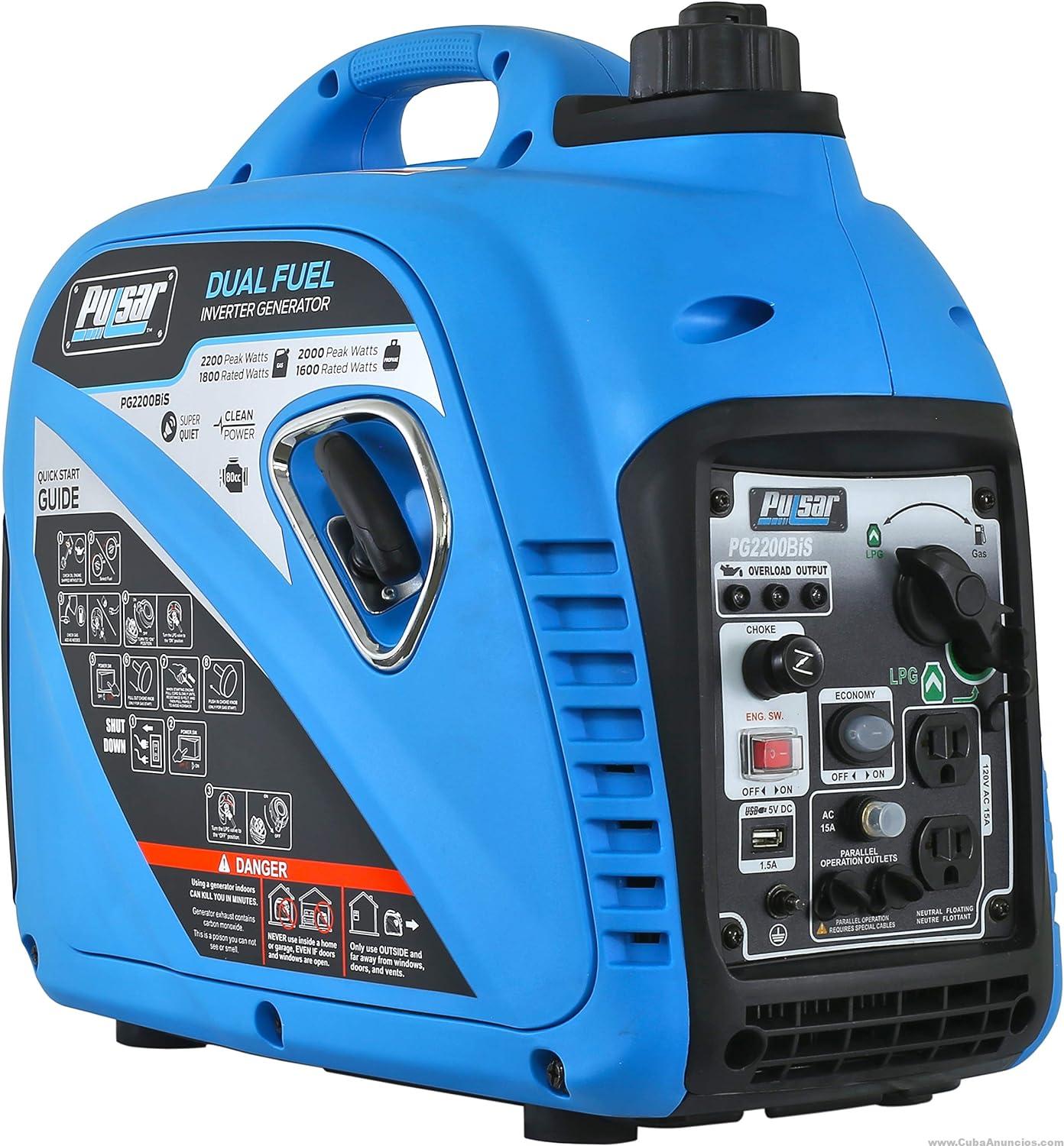 Pulsar Generador 2,200 Vatios con salida USB