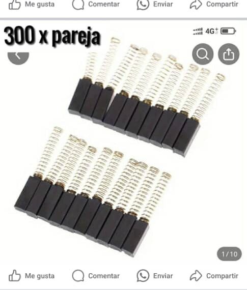 Carbones para máquinas de coser industrial