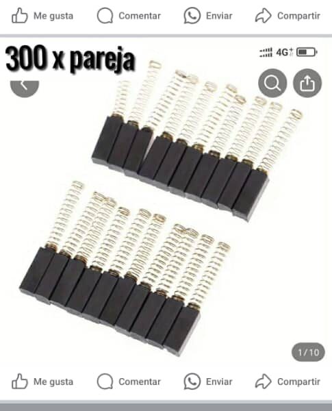 Carbones para máquinas de coser industrial