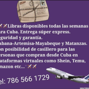 Paquetería para Cuba
