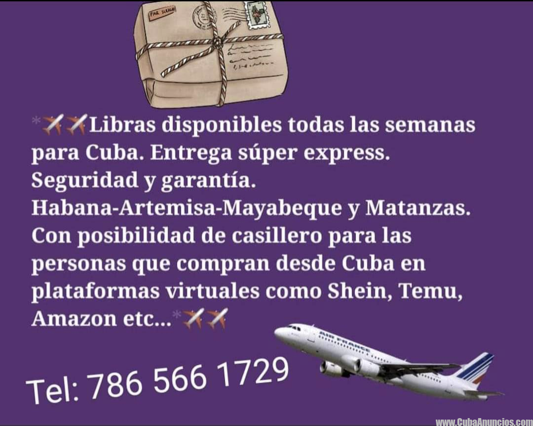 Paquetería para Cuba