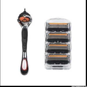 Cuchillas de afeitar manuales de 5 capas para hombres, cabezales de corte de repuesto, juegos de soportes de maquinilla de afeitar facial, alta calidad