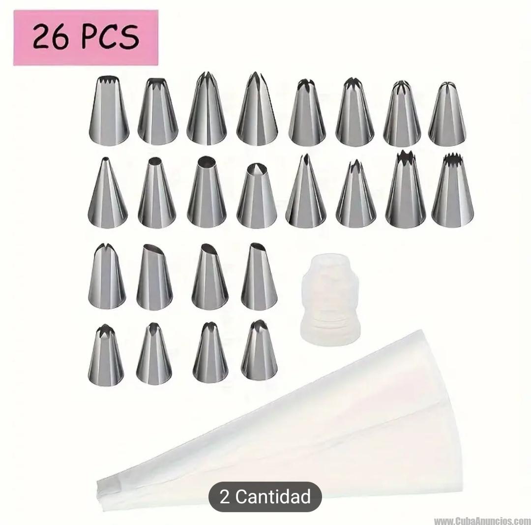 Juego de mangas 26 piezas