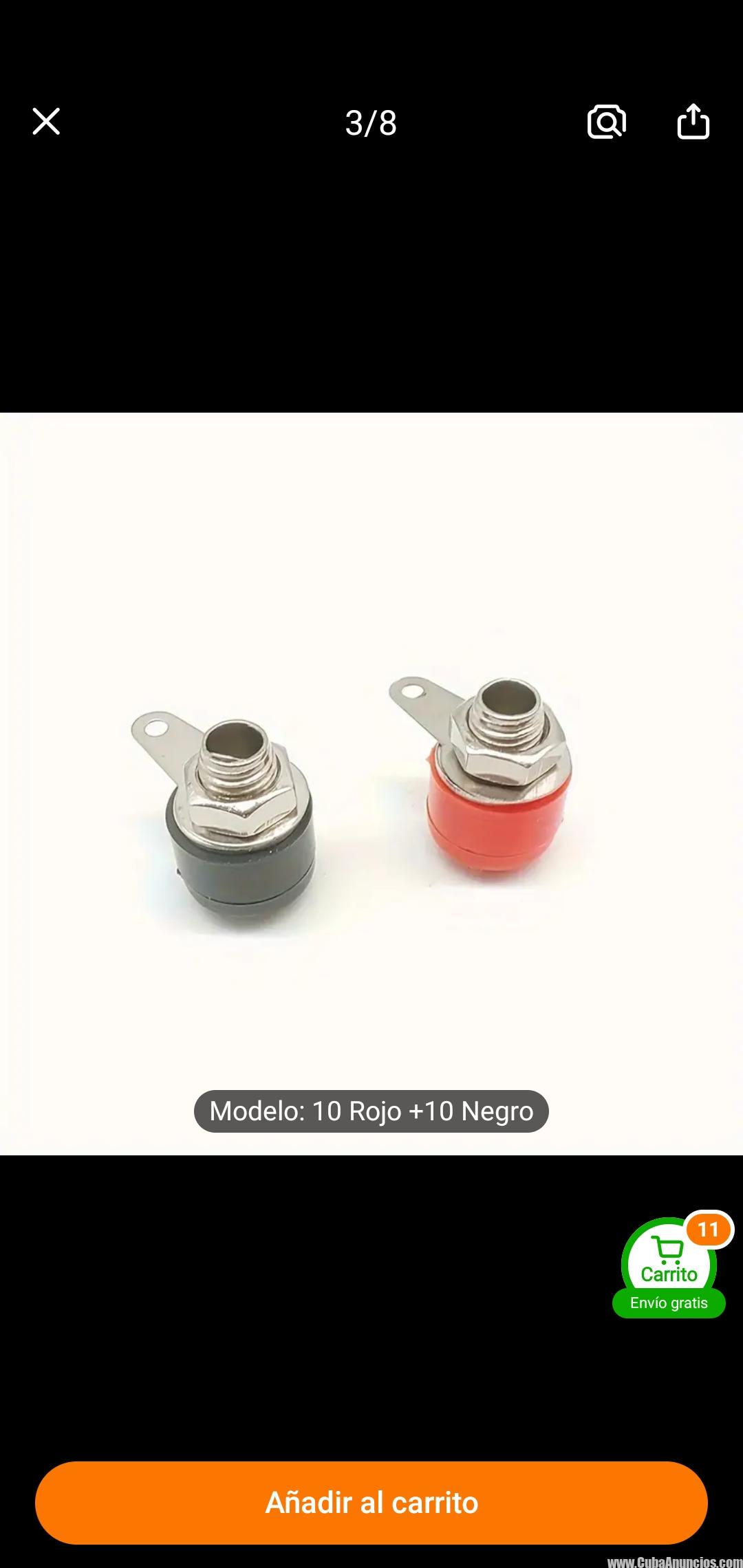 Conector hembra banana