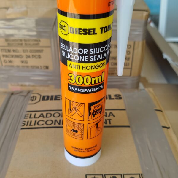 Silicona transparente