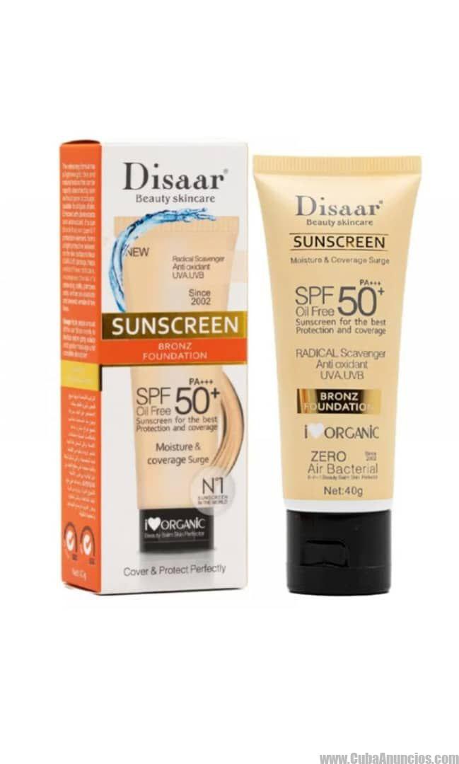 Protector Solar Disaar con color FPS50-40g