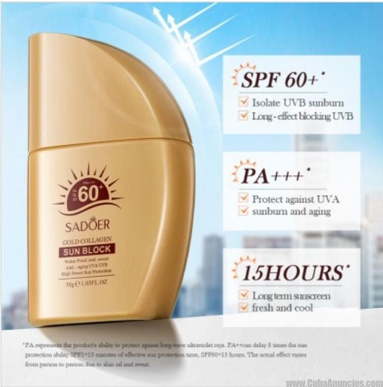 Protector solar FPS 60 +After Sun Sadoer - Imagen 2
