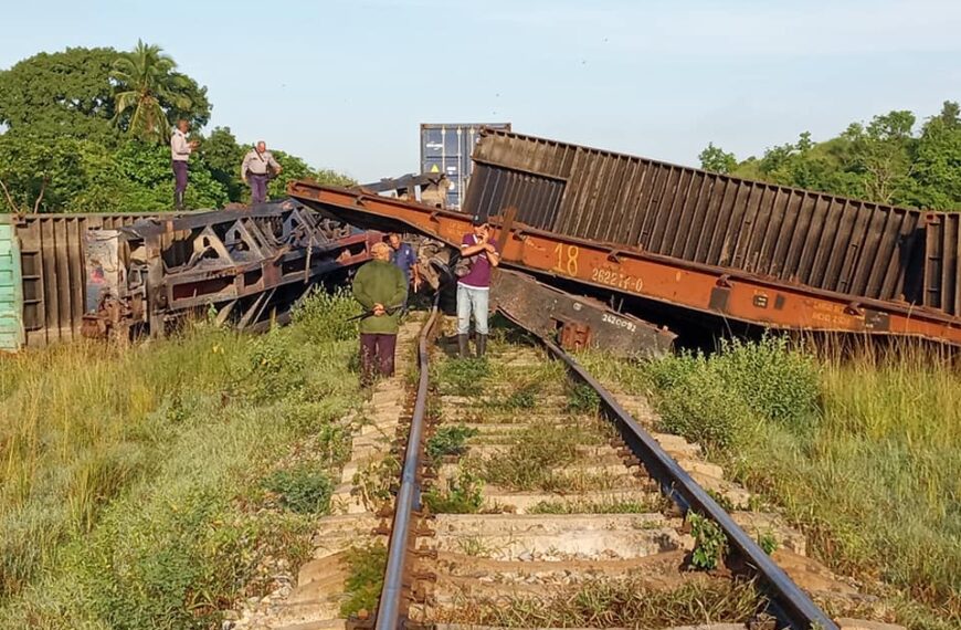 Descarrilamiento de Tren en Matanzas