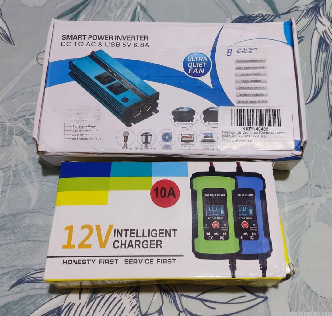 Inversor 12V a 110V + cargador 10A - Imagen 2