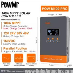 Controlador de carga solar mttp PowMr pro