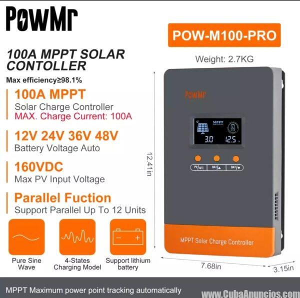 Controlador de carga solar mttp PowMr pro