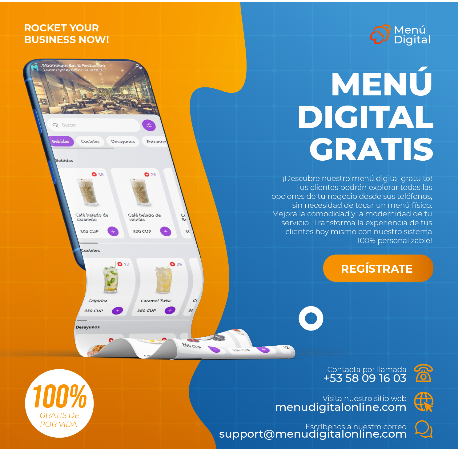 Menú Digital Online