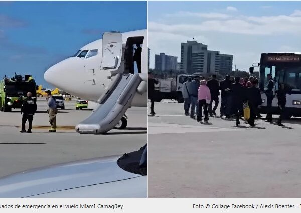 Vuelo Miami-Camagüey evacuado por incidente en cabina