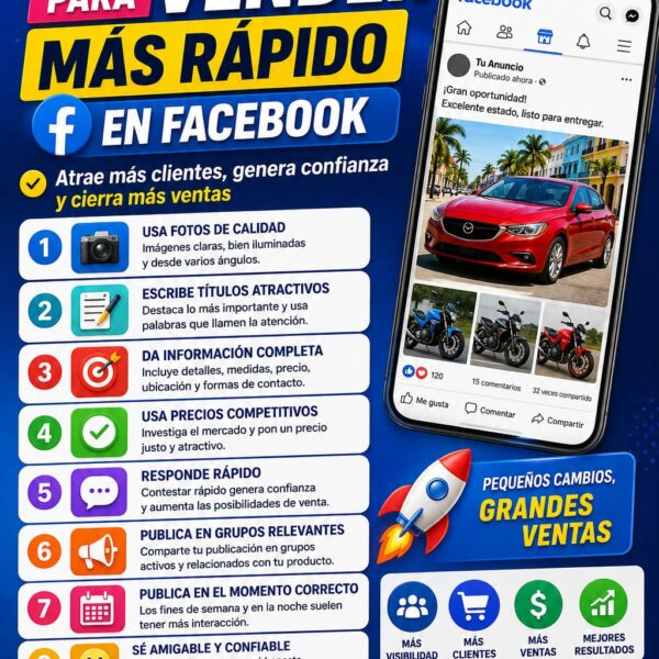 10 Trucos para Vender tus Productos Más Rápido en Facebook: Aumenta tus Ventas en Tiempo Récord