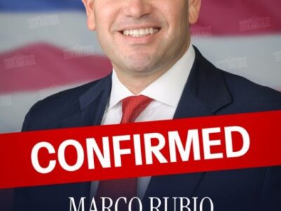 «Confirmado» Marco Rubio asume como Secretario de Estado