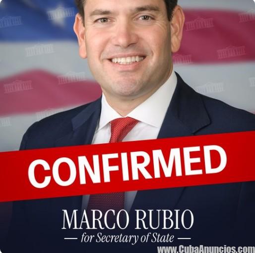 «Confirmado» Marco Rubio asume como Secretario de Estado