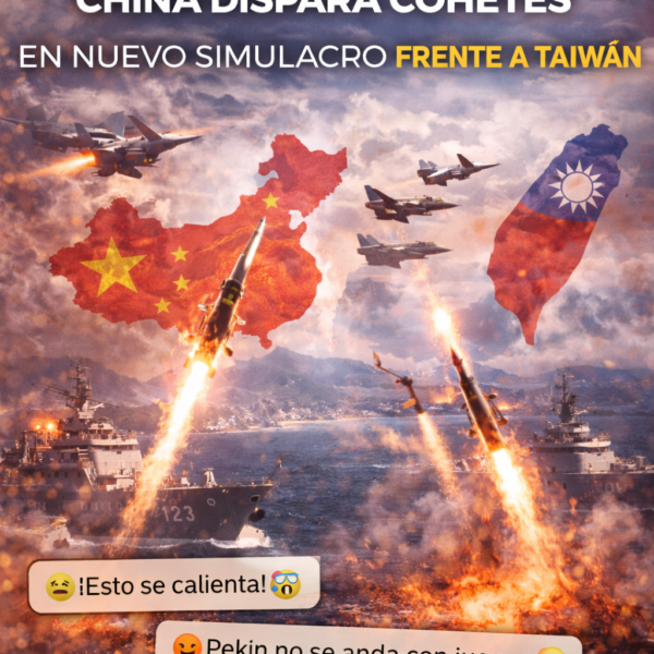 🚨🚀 TENSIÓN AL MÁXIMO EN ASIACHINA DISPARA COHETES EN NUEVO SIMULACRO FRENTE A TAIWÁN Y ELEVA LA ALERTA REGIONALPor Redacción Cuba Anuncios | Conflictos & Geopolítica.