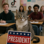 🐱🗳️ UN GATO GANA LAS ELECCIONES ESTUDIANTILES