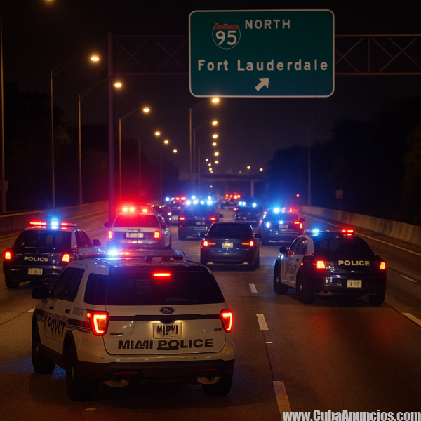 🚓🔥 CAOS EN LA I-95 MIAMI