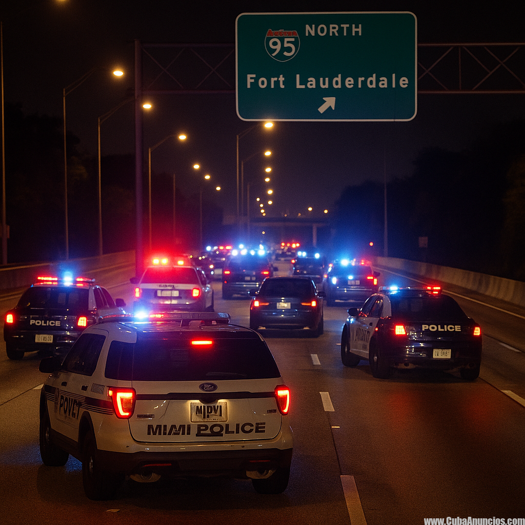 🚓🔥 CAOS EN LA I-95 MIAMI