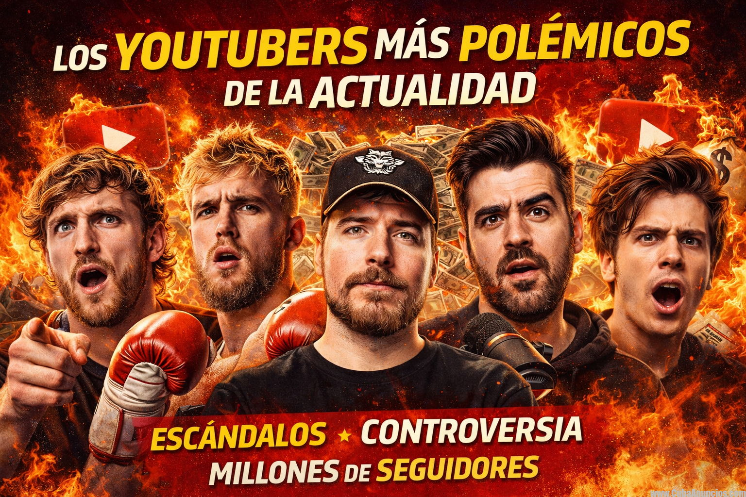 LOS YOUTUBERS MÁS POLÉMICOS DE LA ACTUALIDAD