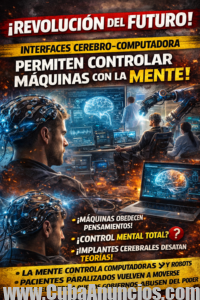 Controlar máquinas con la mente. REVOLUCIÓN DEL FUTURO!