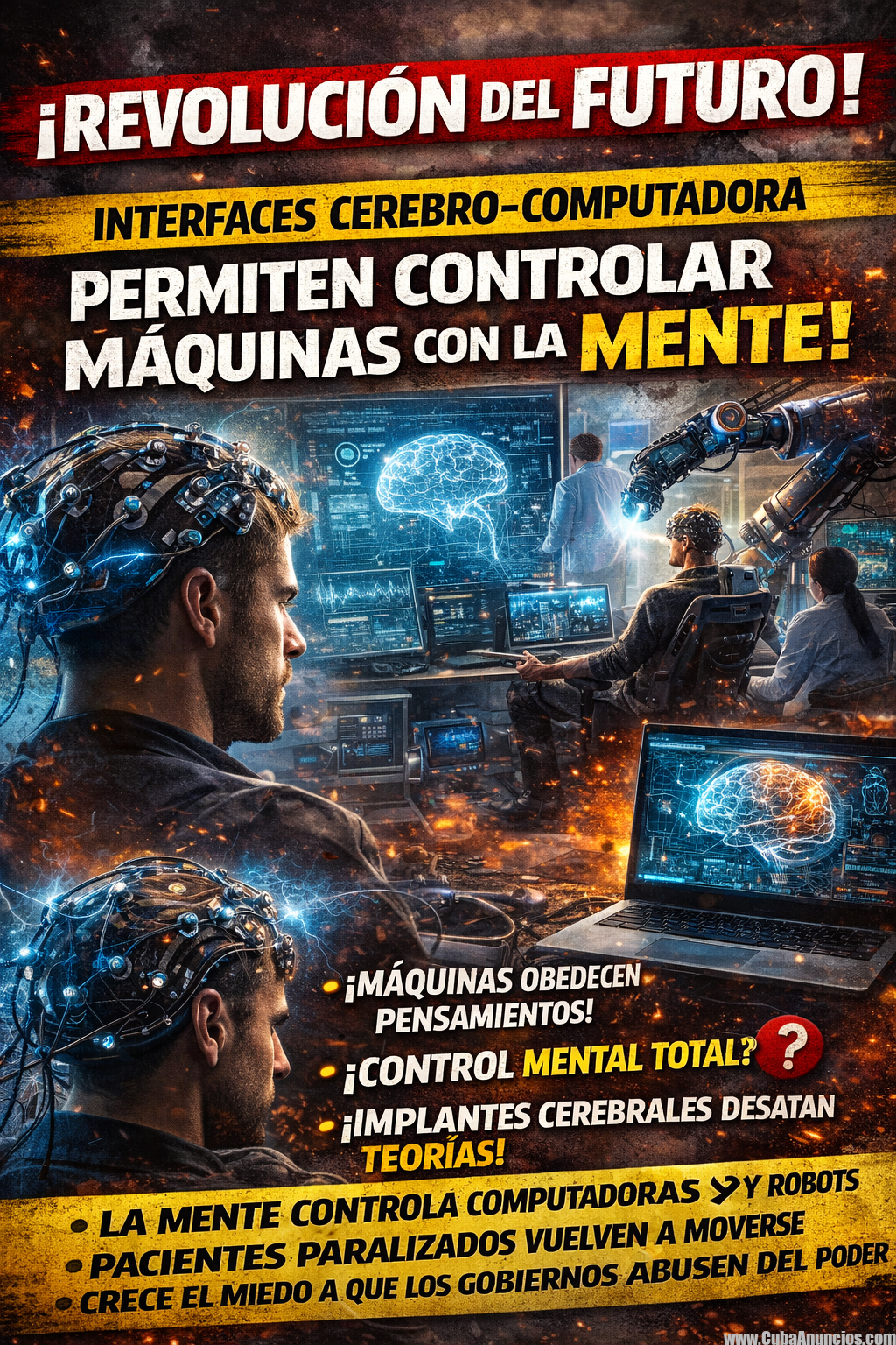 Controlar máquinas con la mente. REVOLUCIÓN DEL FUTURO!