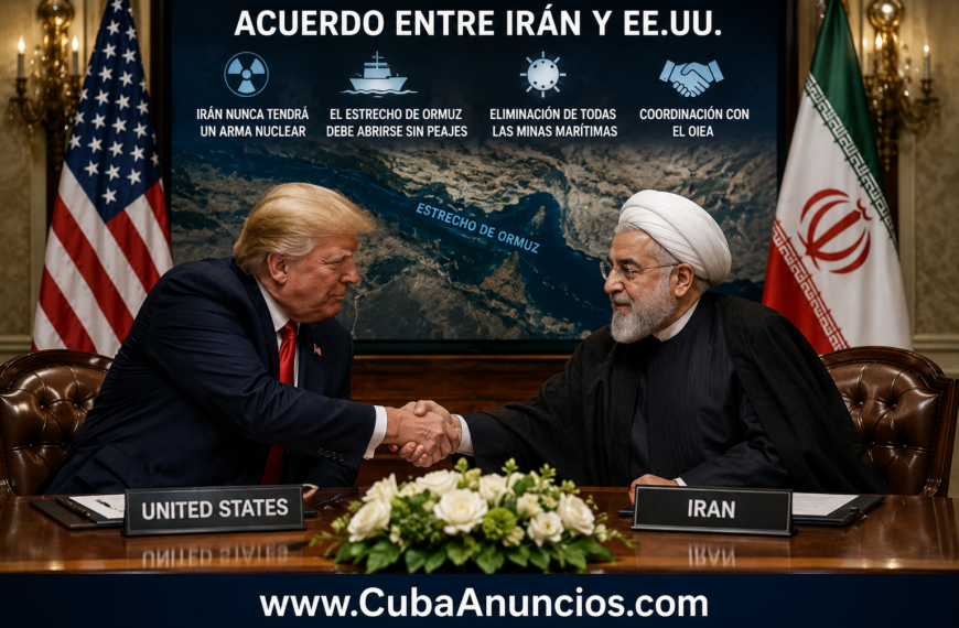 Trump anuncia posibles condiciones para un acuerdo entre Irán y Estados Unidos