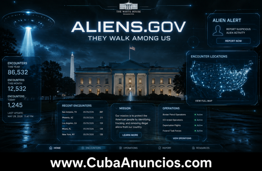 La Casa Blanca lanza Aliens.gov: el polémico sitio que usa la palabra “alienígena” para referirse a inmigrantes indocumentados
