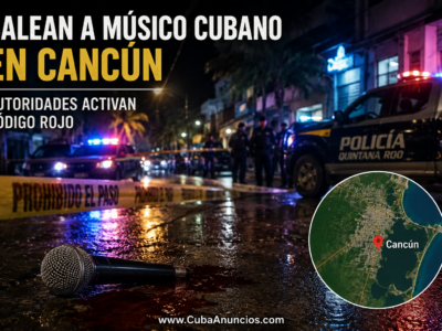 Balean a músico cubano en Cancún