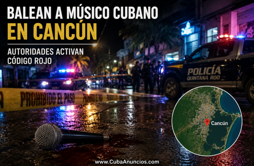 Balean a músico cubano en Cancún