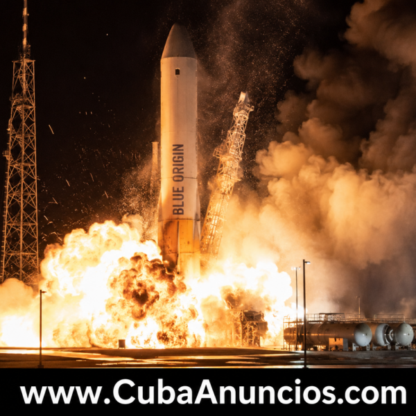 Cohete New Glenn de Blue Origin explota durante prueba en Florida