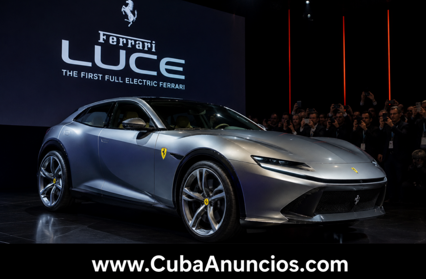 Ferrari presenta su primer auto eléctrico y divide a sus fanáticos