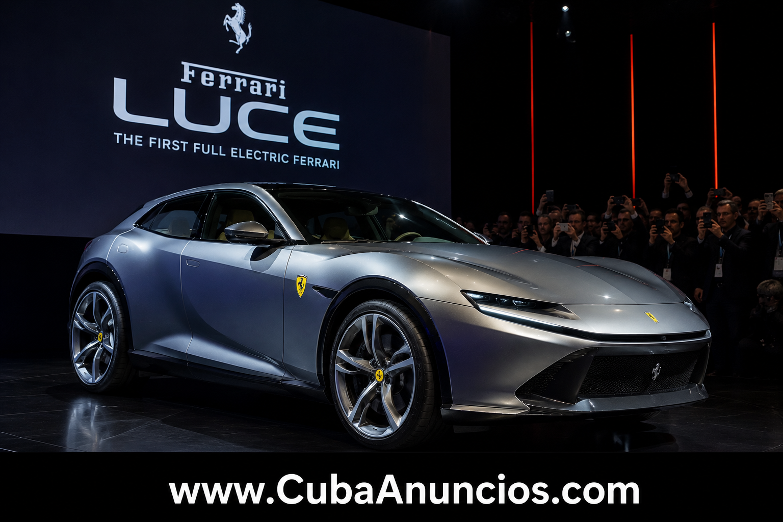 Ferrari presenta su primer auto eléctrico y divide a sus fanáticos