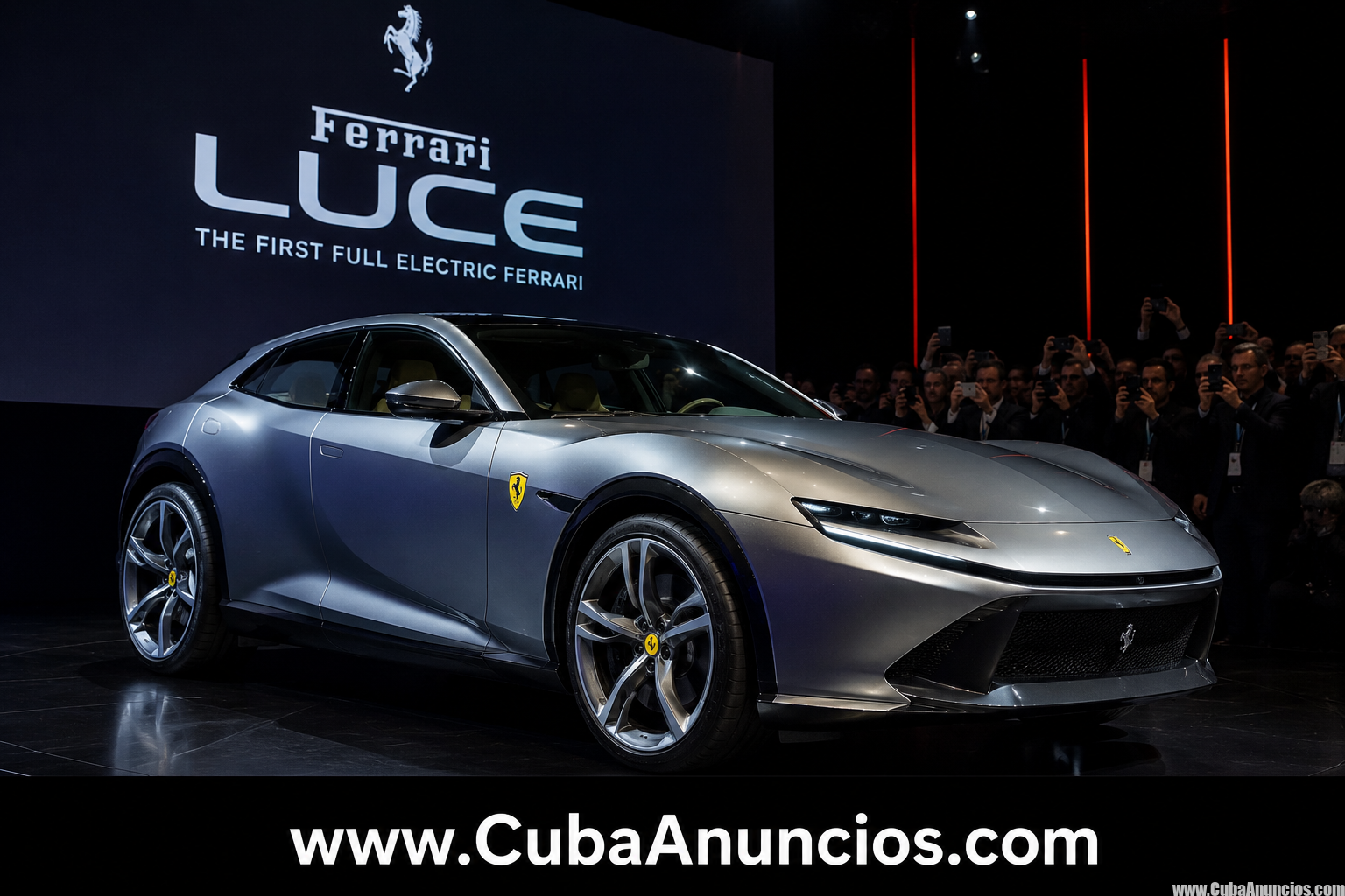 Ferrari presenta su primer auto eléctrico y divide a sus fanáticos