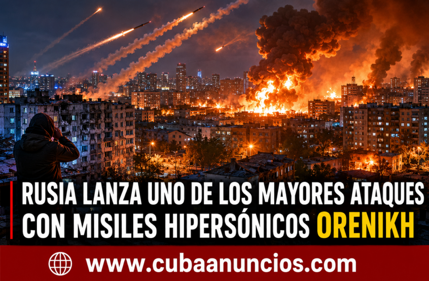 Rusia lanza uno de los mayores ataques contra Kiev y utiliza misil hipersónico Oreshnik