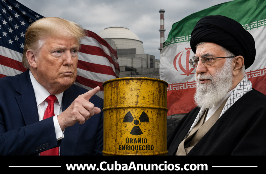 Trump exige que Irán entregue o destruya su uranio enriquecido antes de un acuerdo