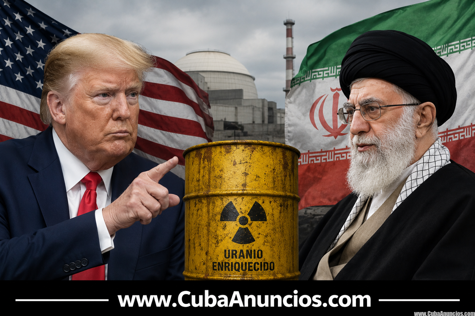 Trump exige que Irán entregue o destruya su uranio enriquecido antes de un acuerdo