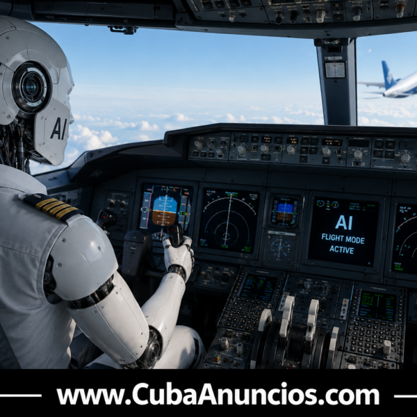 La inteligencia artificial aprende a pilotear aviones y transforma la aviación.